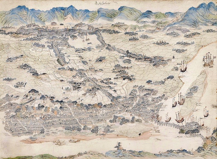 荷兰阿姆斯特丹国立博物馆馆藏《福州城图》.jpg